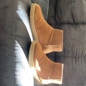 Tan Suede Ankle Boots